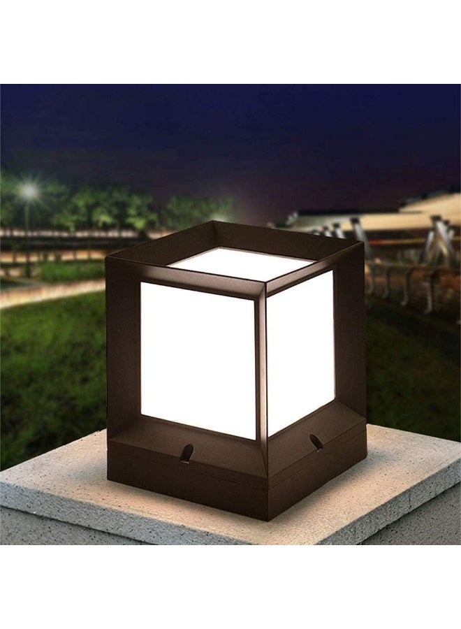 المفتاحة مصباح جداري خارجي WL-910-210 IP65 - مصباح جداري LED مربع عصري مقاوم للماء | أسود | 20 سم × 26 سم | للاستخدام الداخلي والخارجي - Image 4